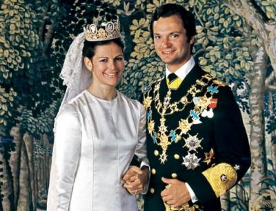 Carlos Gustavo y Silvia de Suecia
