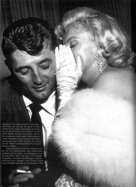 Marilyn y Mitchum confidencias